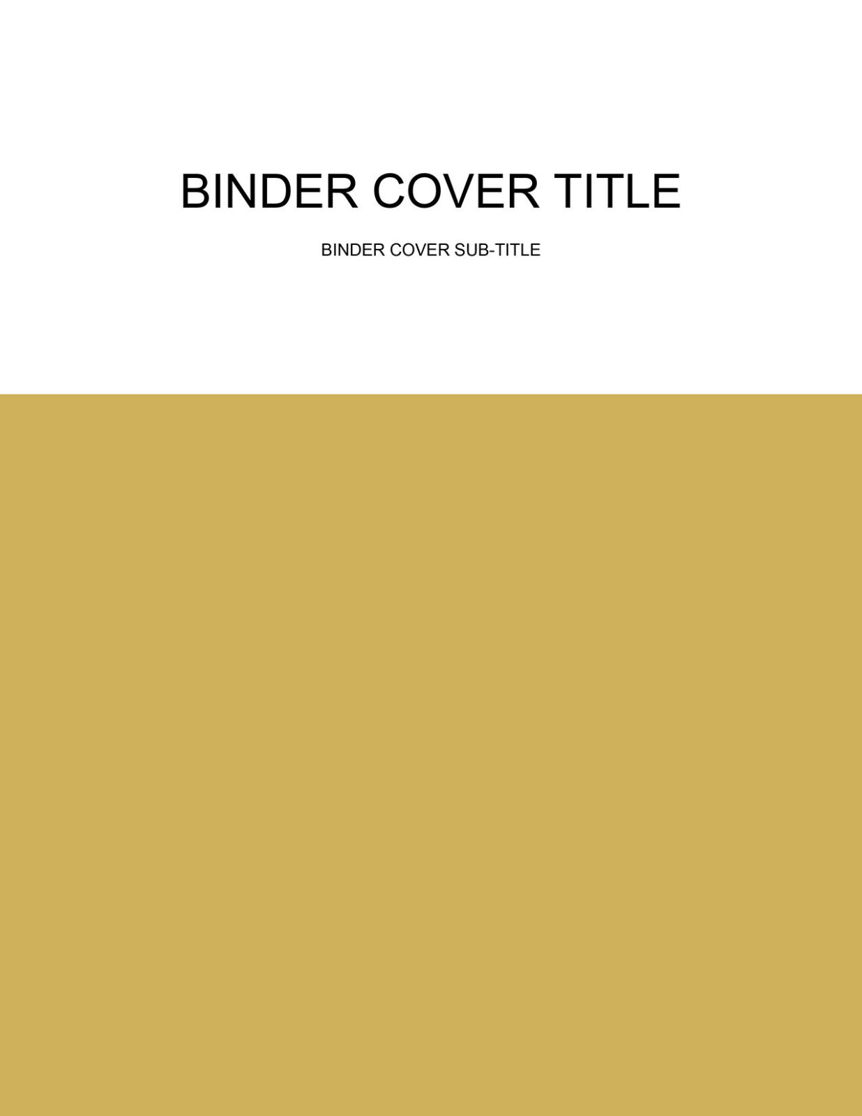 Binder Cover / Divider Pages - Neat and Tidy Design