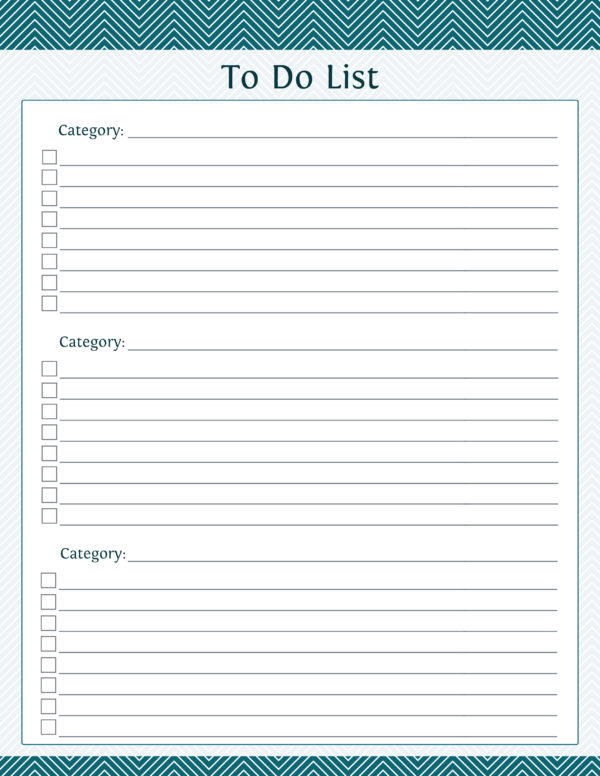 Freebie: To Do List - Neat and Tidy Design