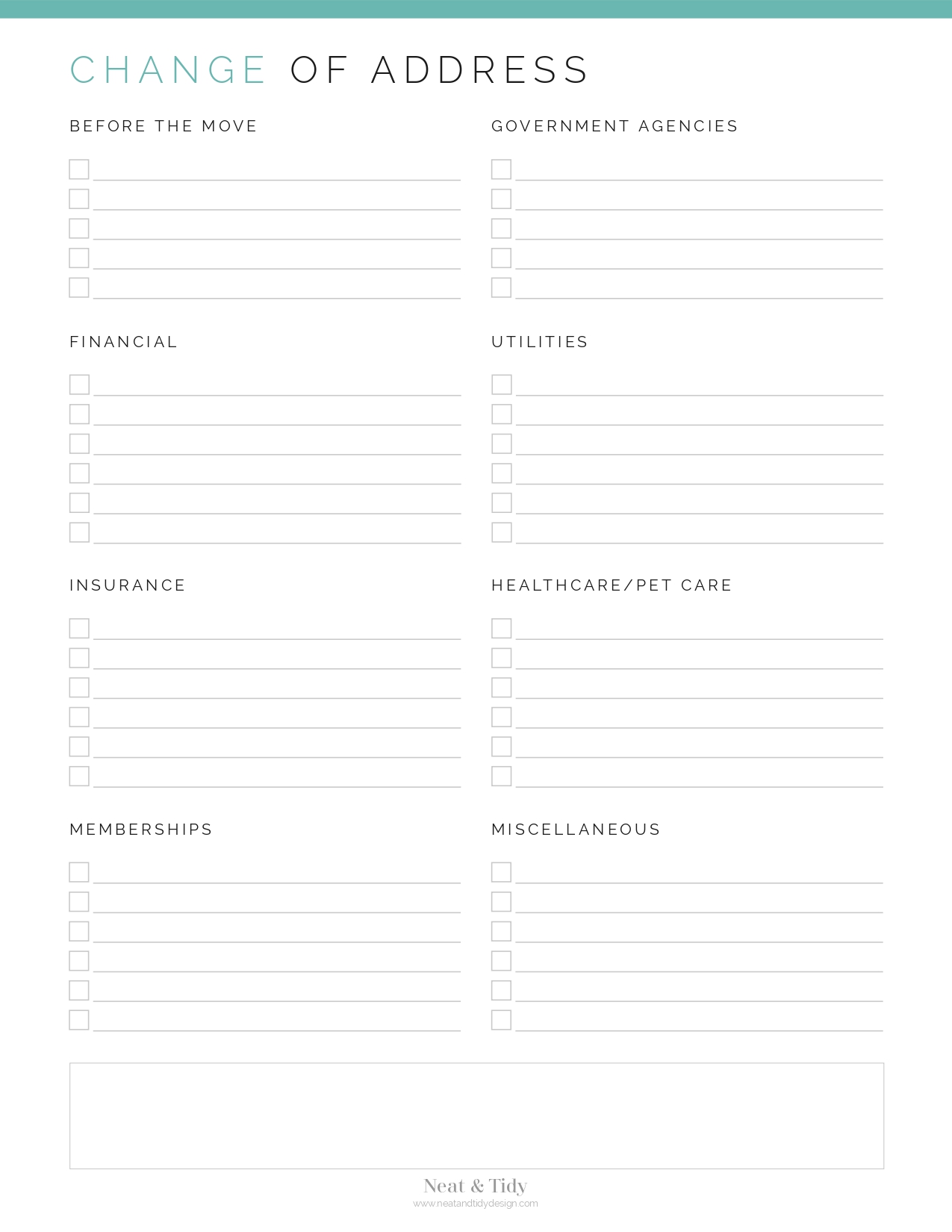 change-of-address-checklist-neat-and-tidy-design