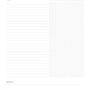 printable pdf monthly cleaning checklist, fillable in adobe reader