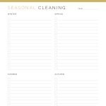 printable fillable pdf seasonal cleaning checklist