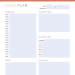 printable, fillable PDF daily travel planner in three colours