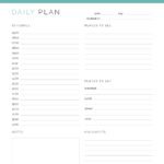 Printable Daily Travel Planner