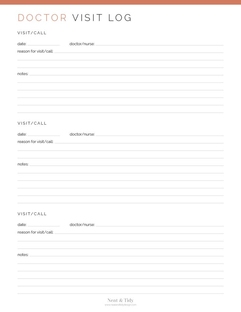 doctor-visit-log-neat-and-tidy-design