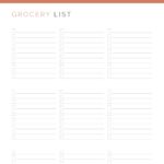 Grocery list without pre-filled categories printable pdf