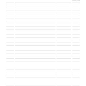 Lending log, printable pdf