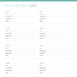 Password Manager in PDF format