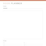Moving Planner - Room Planner - printable PDF