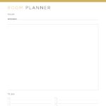 Moving Planner - Room Planner - printable PDF