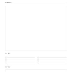 Moving Planner - Room Planner - printable PDF