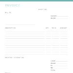 Business Invoice Template - printable PDF