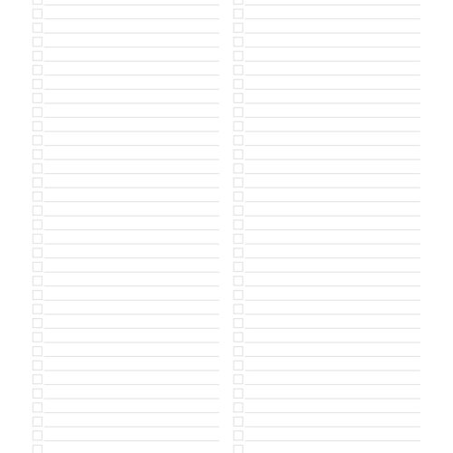 To Do List - General - Neat and Tidy Design