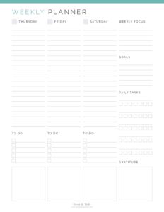 Essential Planner Kit - Neat and Tidy Design