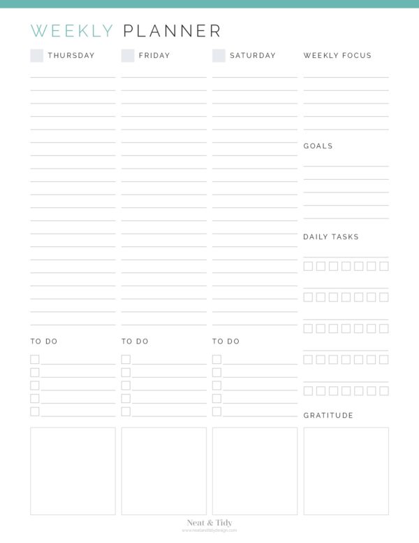 Essential Planner Kit - Neat and Tidy Design