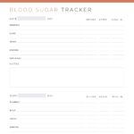 Daily Blood Sugar Tracker - Medical Binder PDF