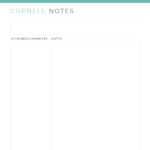 Cornell note taking pdfs for efficient studying