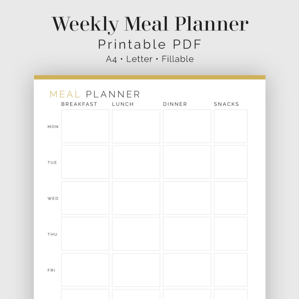 Weekly Meal Planner