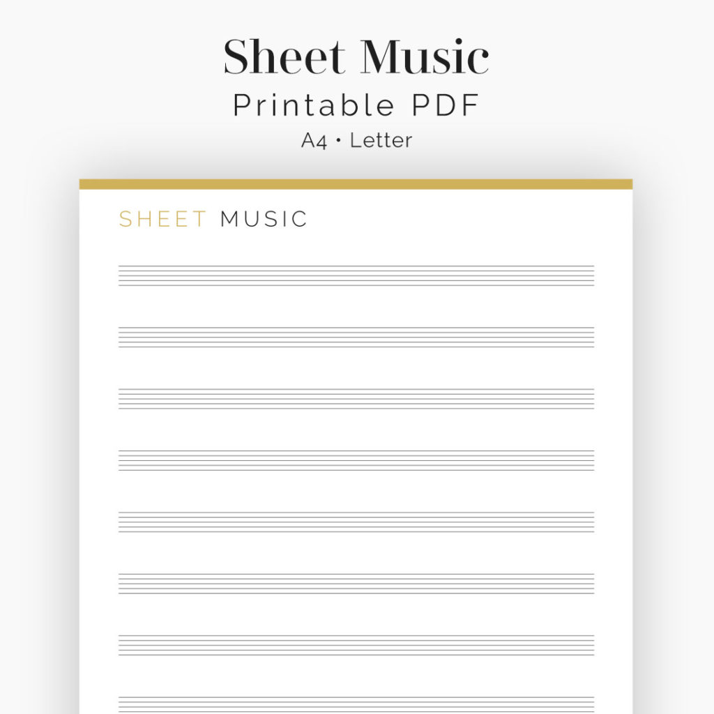 Sheet music pdf