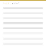 Printable PDF Sheet Music - 10 Staves