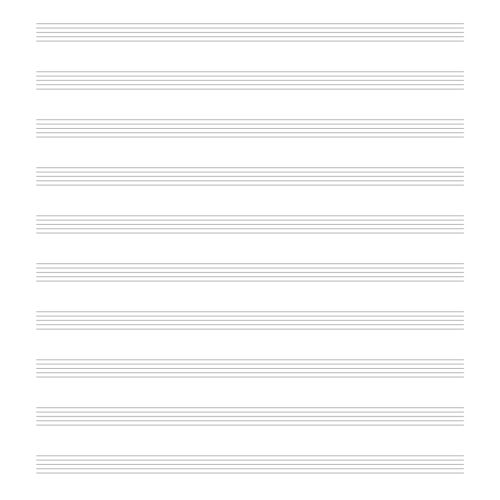 Sheet Music - Neat and Tidy Design