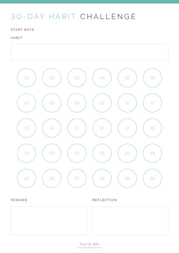 routines habits kit neat and tidy design