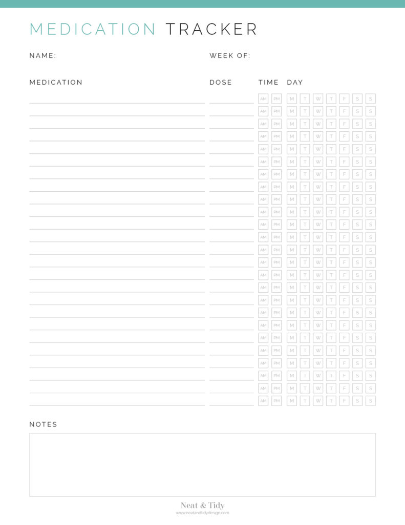 Treatment Planner Kit - Neat and Tidy Design