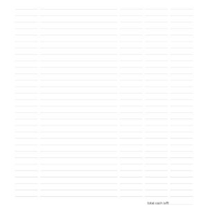 Printable business Petty cash log PDF
