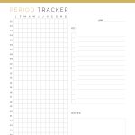 printable period tracker - keep track of your period and pms symptoms