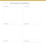 Printable blog post brainstorming pdf