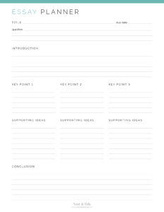 Student Planner Kit - Neat and Tidy Design