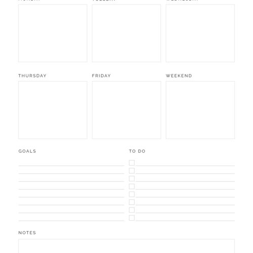 Time Planner Kit - Neat and Tidy Design