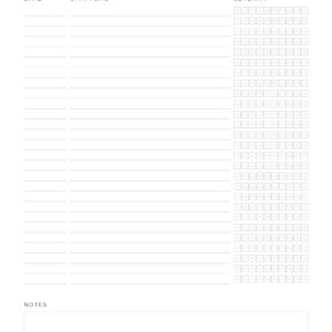 Printable allergy log to track allergy symptoms