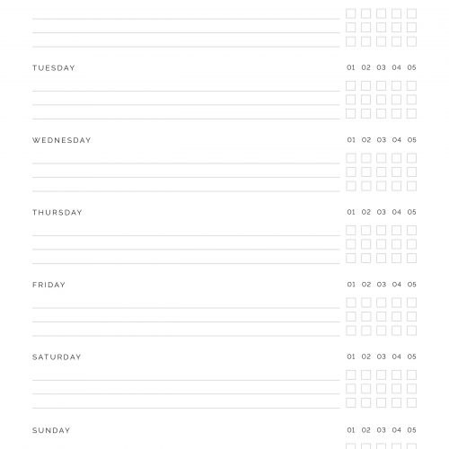 Routines & Habits Kit - Neat And Tidy Design