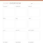 printable unlined yearly overview planner in pdf