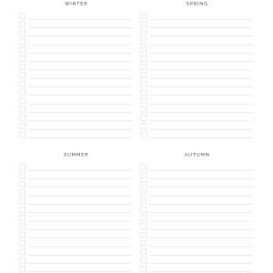 printable seasonal home maintenance checklist