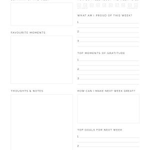 Check-in Guided Journal Pages Kit - Neat and Tidy Design