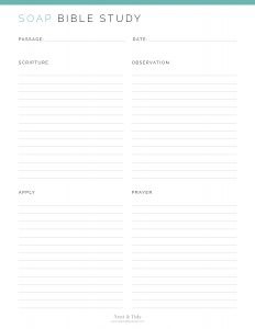 Bible Study Planner Kit - Neat and Tidy Design