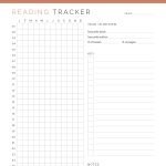 annual reading tracker printable pdf - perfect for book lovers - comes in four colours