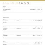 printable and fillable pdf book series tracker for 5 books