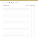 printable book wish list, fillable in adobe reader
