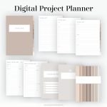 digital project planner for goodnotes with to do lists