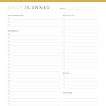 printable and fillable pdf daily planner with schedule and to do list