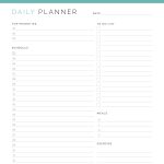 printable and fillable pdf daily planner with schedule and to do list