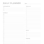 printable and fillable pdf daily planner with schedule and to do list