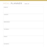 printable weekly meal planner