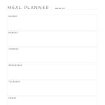 printable weekly meal planner