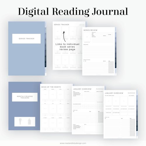 Digital Reading Journal - Neat and Tidy Design