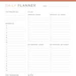 printable pdf daily planner with quadrant to do list