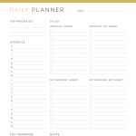 printable pdf daily planner with quadrant to do list