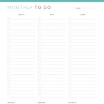 printable fillable pdf monthly to do list